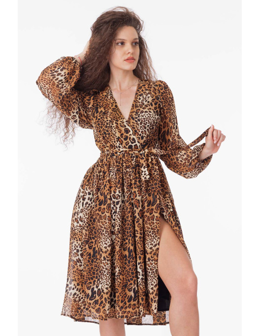 Rochie Simona animal print